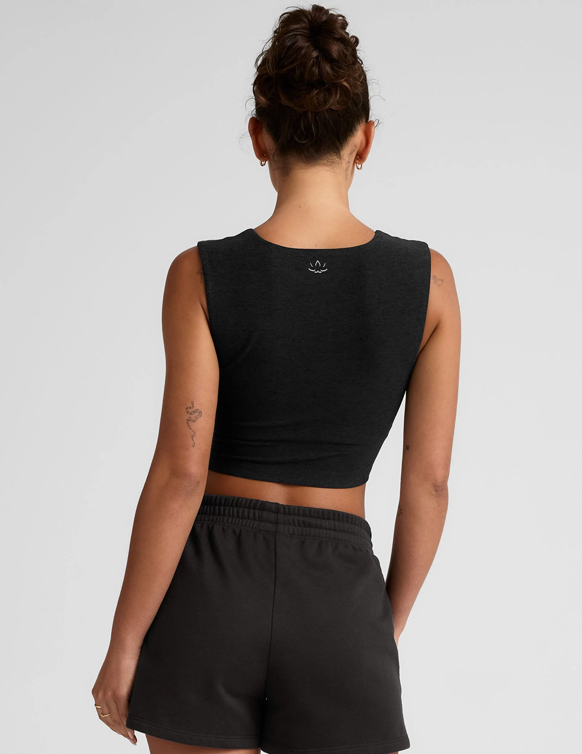 Spacedye Square Up Cropped Tank Weight - balanced
