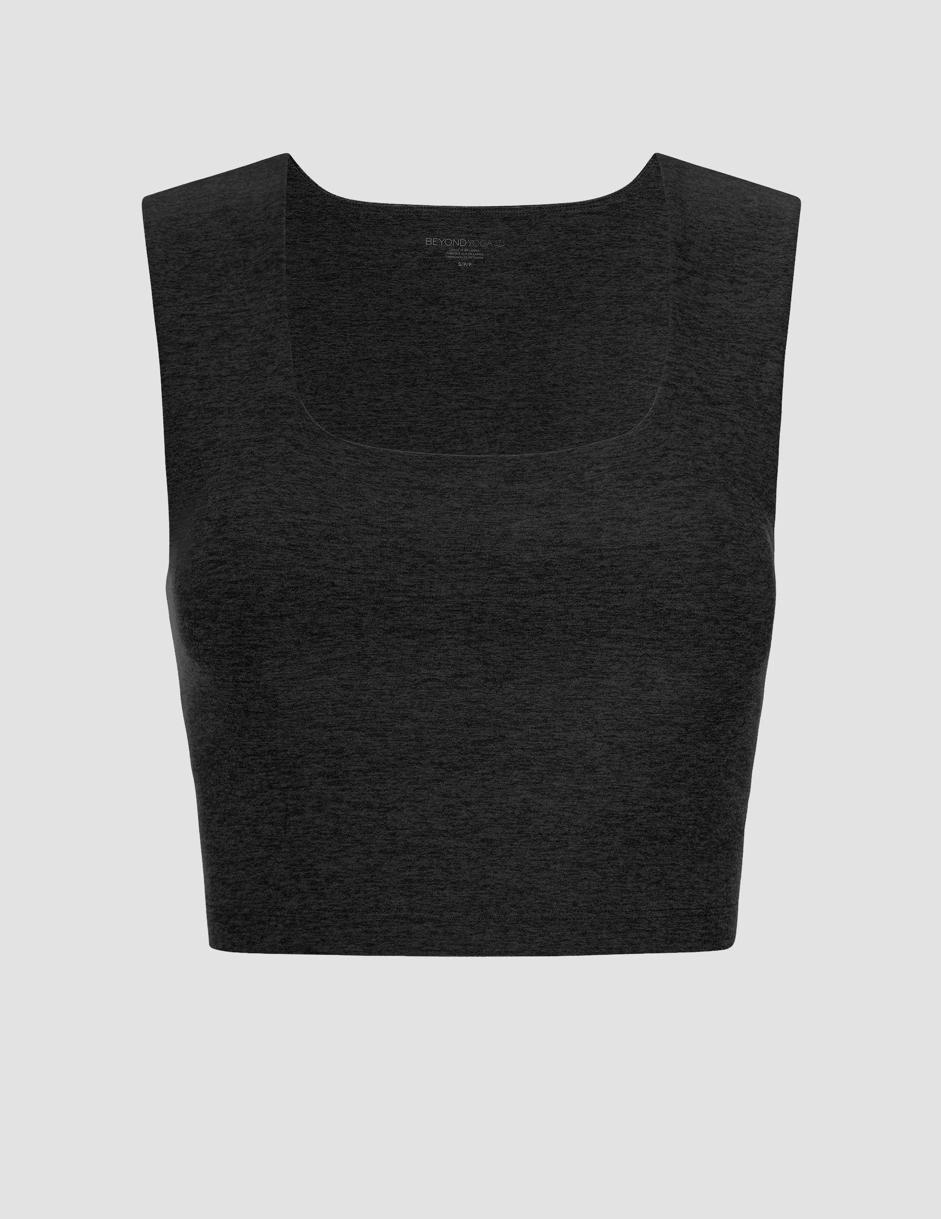 HighDensity Padding Spacedye Square Up Cropped Tank