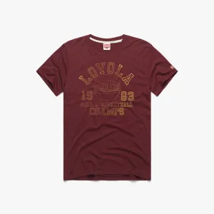 Loyola Ramblers 1963 Champs comfortable option Lightweight Fashion