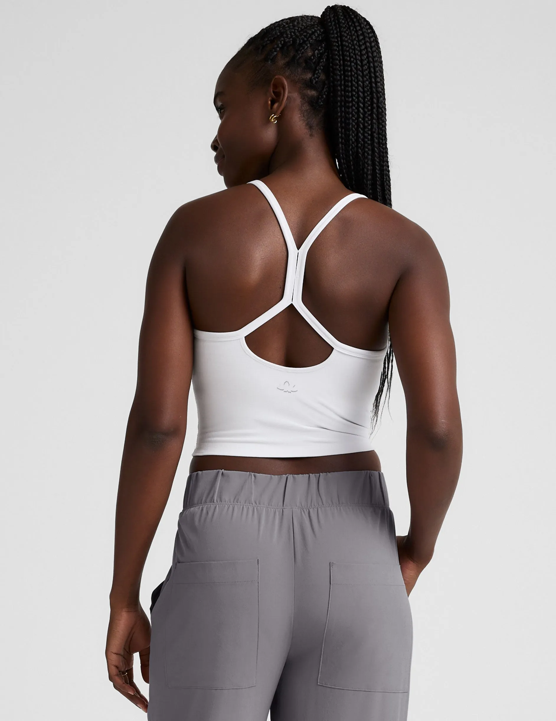 Spacedye Slim Racerback Cropped Tank Machine - learning - enabled