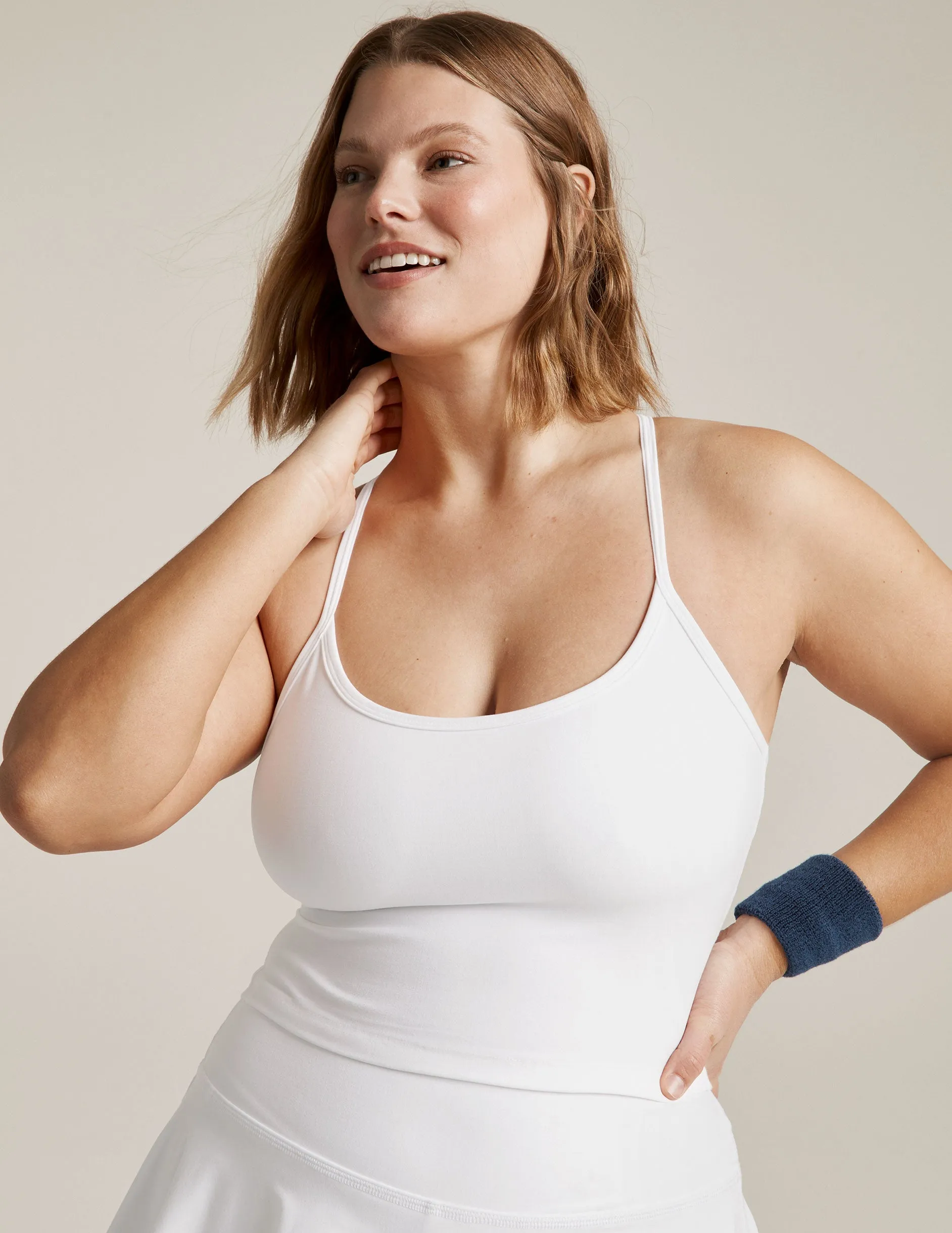 Multi Purpose Wear Spacedye Slim Racerback Cropped Tank