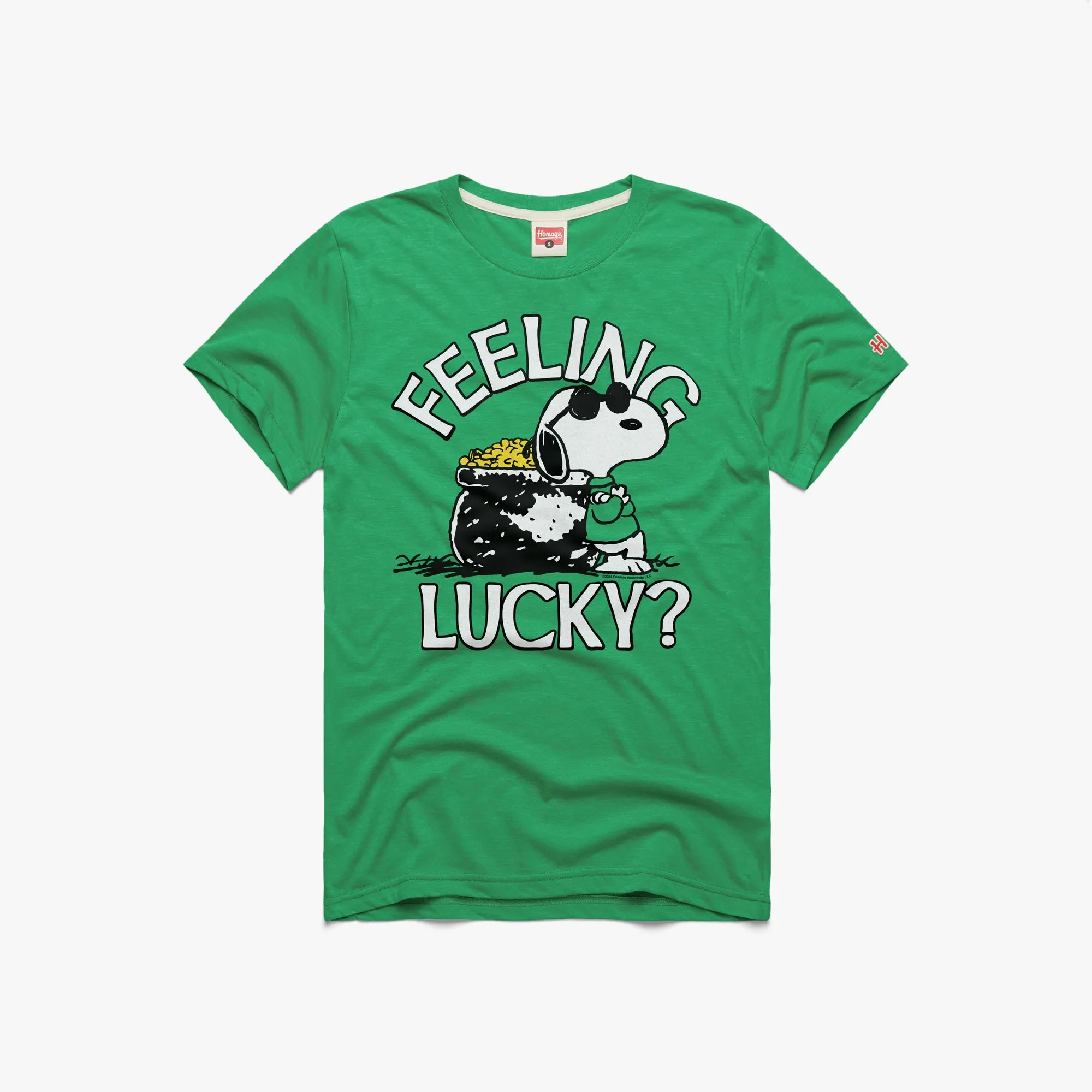 Sporty Look Wear Peanuts Snoopy Feeling Lucky