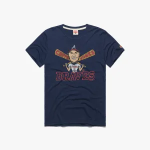 Chipper Jones Braves EnhancedDurabilityFinish layerable