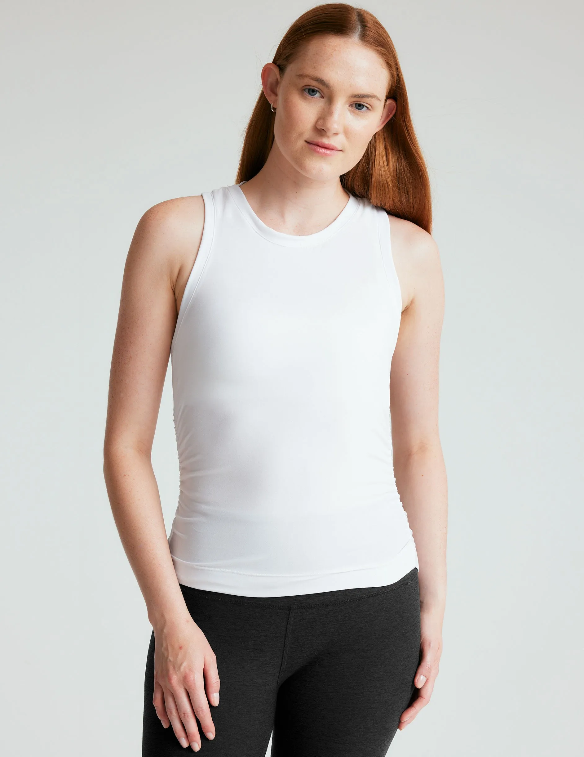 Featherweight Your Fit Shirred Tank High-quality
