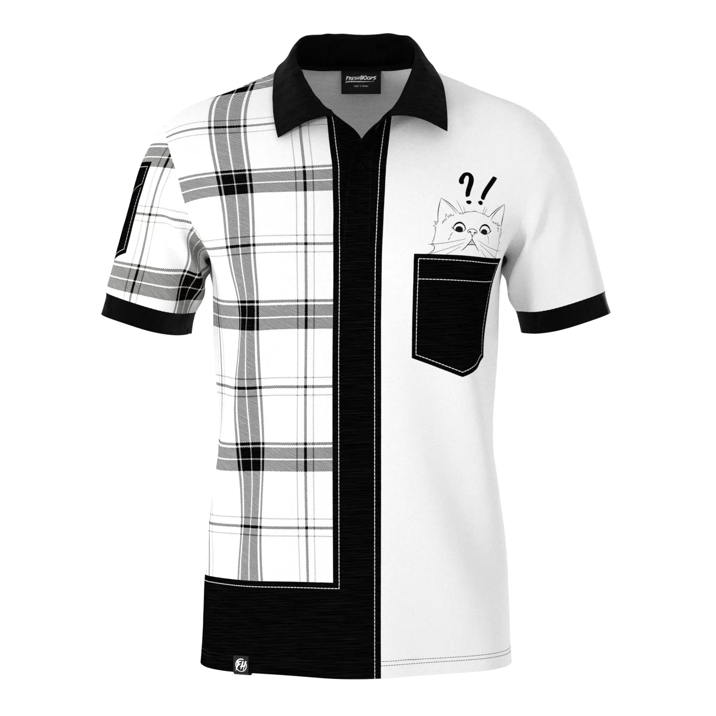 Durable Ribbed Cuffs Dare Forget Me Polo Shirt