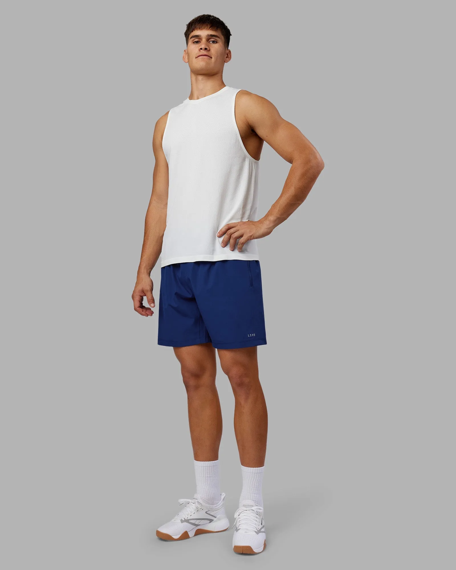 surfing attire cool tones Rep 7'' Performance Short - Midnight Blue