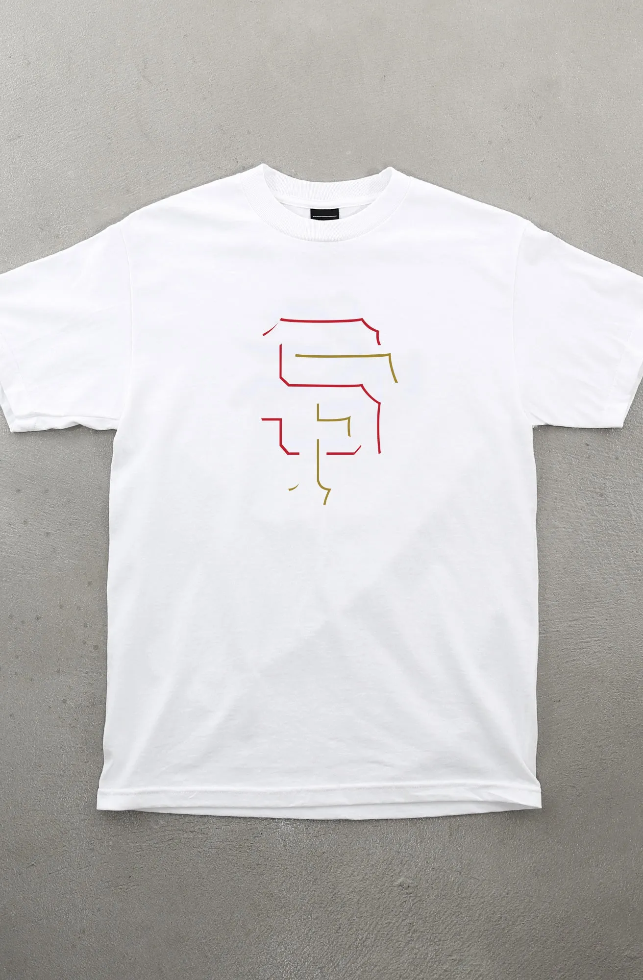 Comfortable fit Skin Friendly Lining SF Eclipse (Men's White/Red Tee)