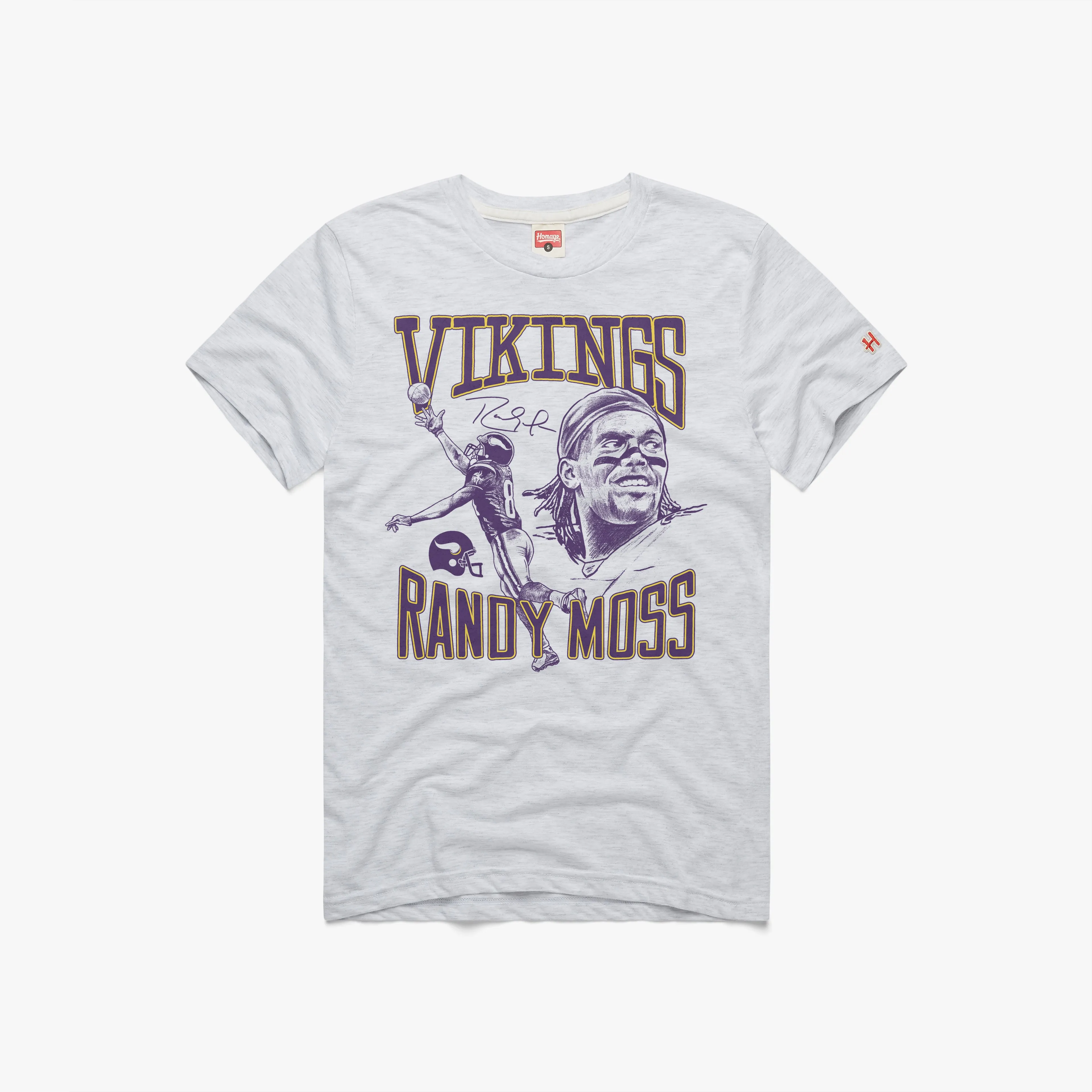 Vikings Randy Moss Signature Portrait Fashion Ready
