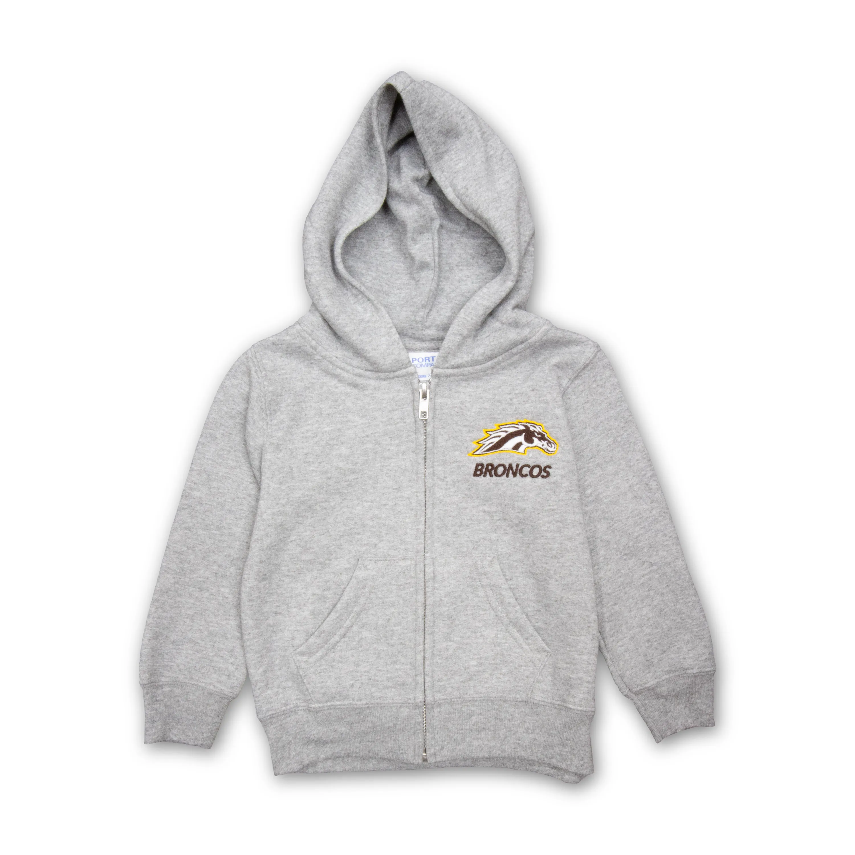 Sustainable Fabric cycling suitable Broncos Toddler Full-Zip Hoodie