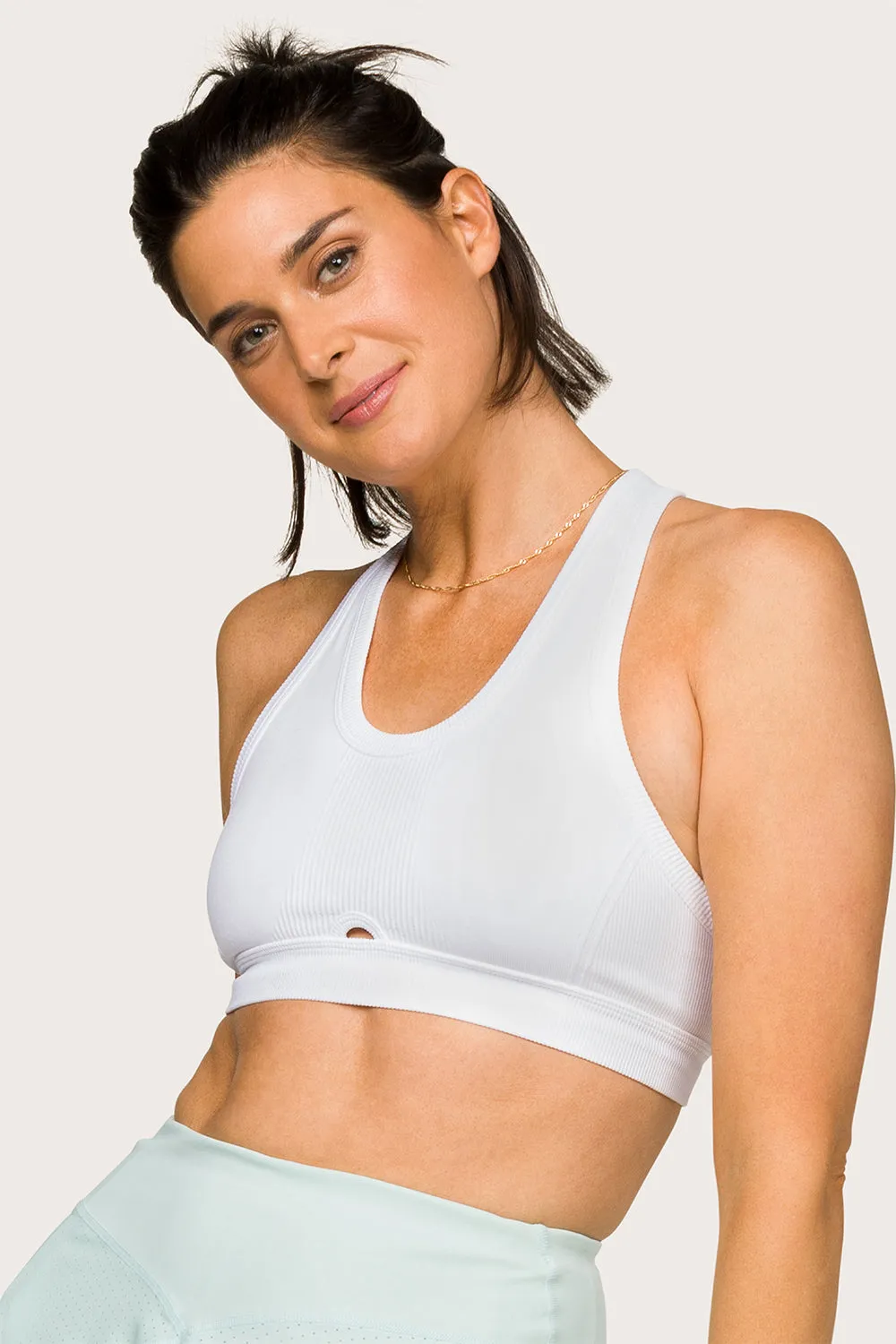 Sustainable workout gear Barre Racer Bra