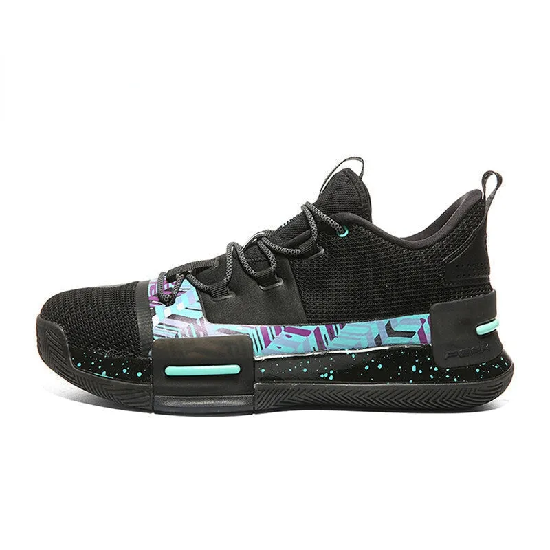Efficient Cushioning PEAK Flash Lou Williams Basketball Shoes Men Sport Sneaker Black