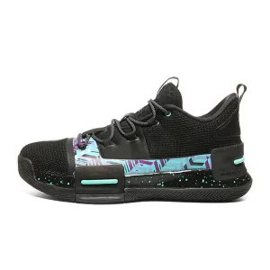 Anti Slip Heel Cup Long-Term Durability PEAK Flash Lou Williams Basketball Shoes Men Sport Sneaker Black