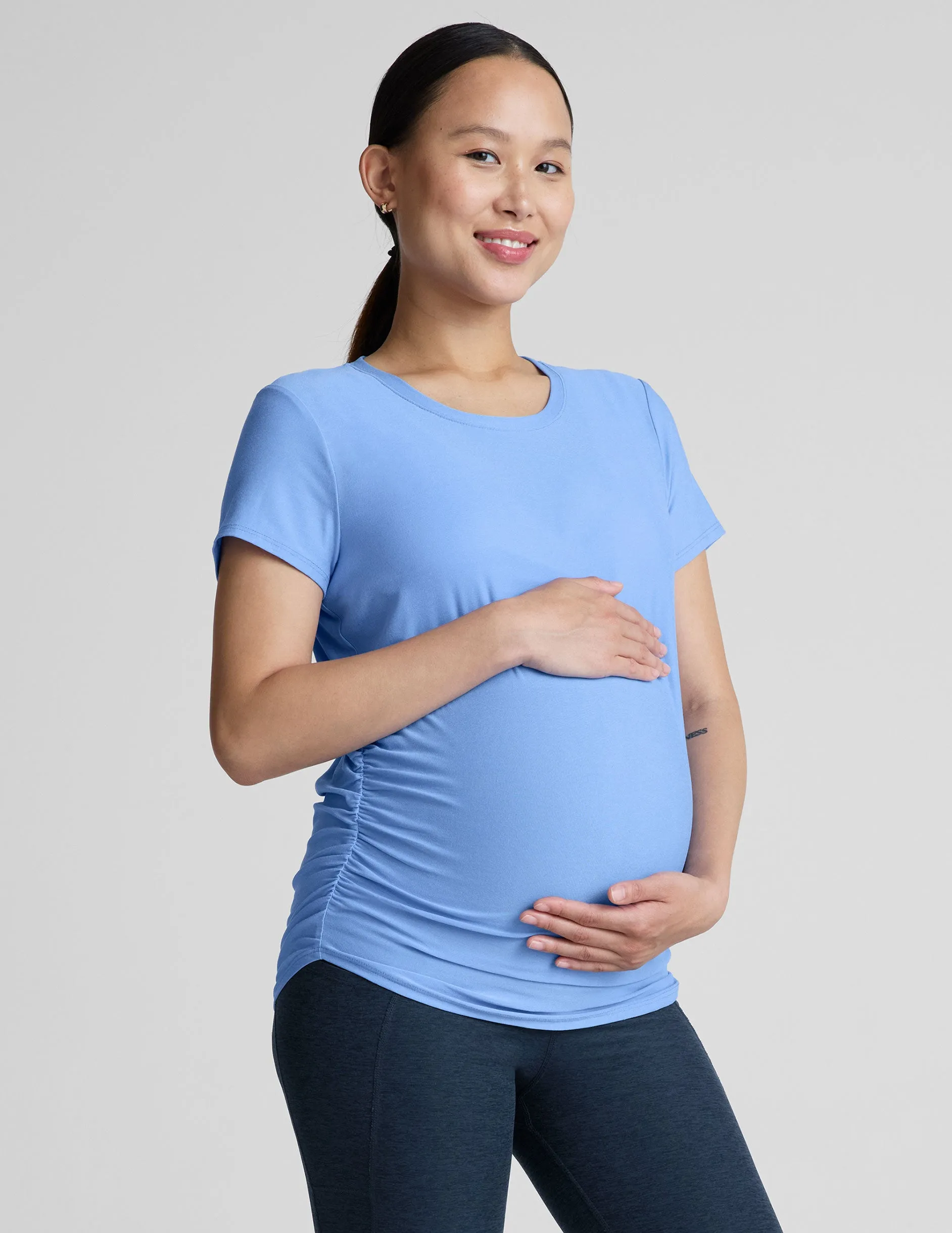Printed Breathable Inner Lining Featherweight One & Only Maternity Tee