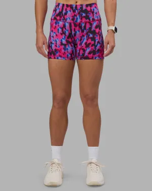 Tactical Attachment Loops Fusion High-Rise 4" Short Pockets - Pink Luminous
