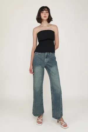 Regular Klaude Straight Leg Denim Jeans Version 1 Sustainable Beach Day Wardrobe Fit