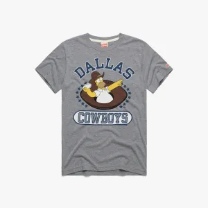 The Simpsons Homer x Dallas Cowboys SoftenedNeckline