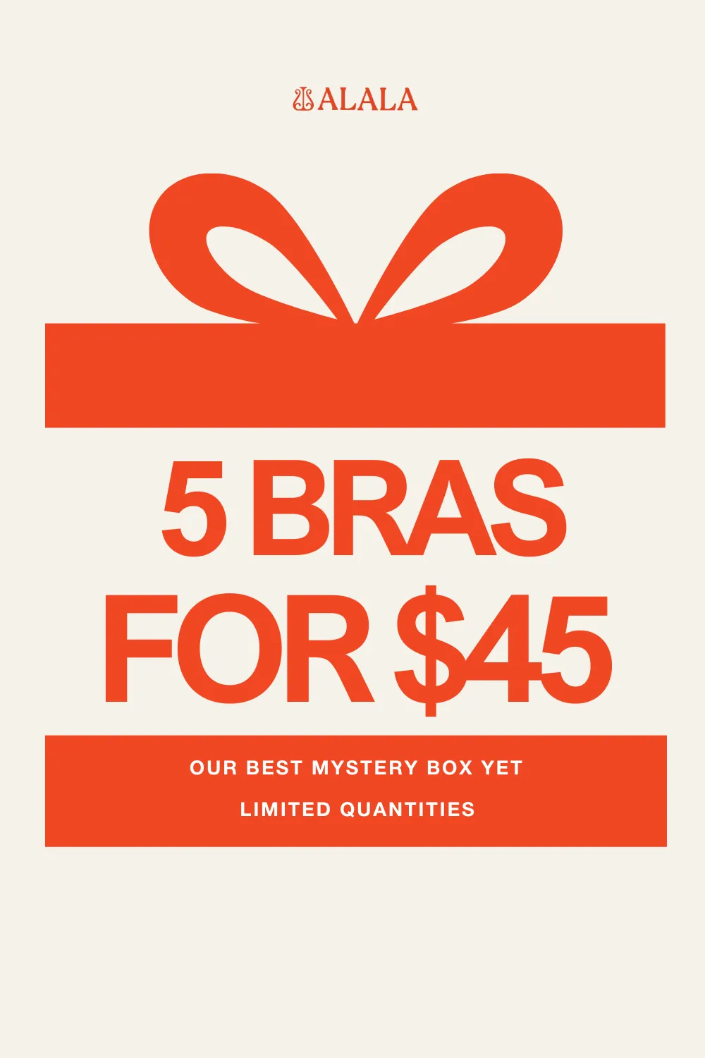 5 Bras for $45 Non-Slip Closure Lightweight Material