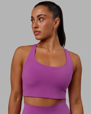 Ace Long Line Bra - Hyper Violet Seamless Feel Nursing