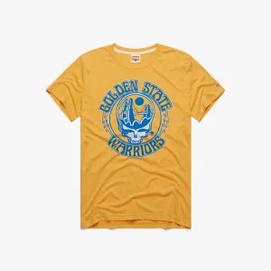 Eye-Catching Relax Style Trend NBA x Grateful Dead x Warriors Skull