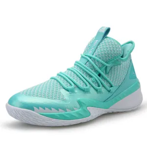 Strong Finish Anti Fatigue PEAK  Professional Basketball Shoes Mid Sneakers Green