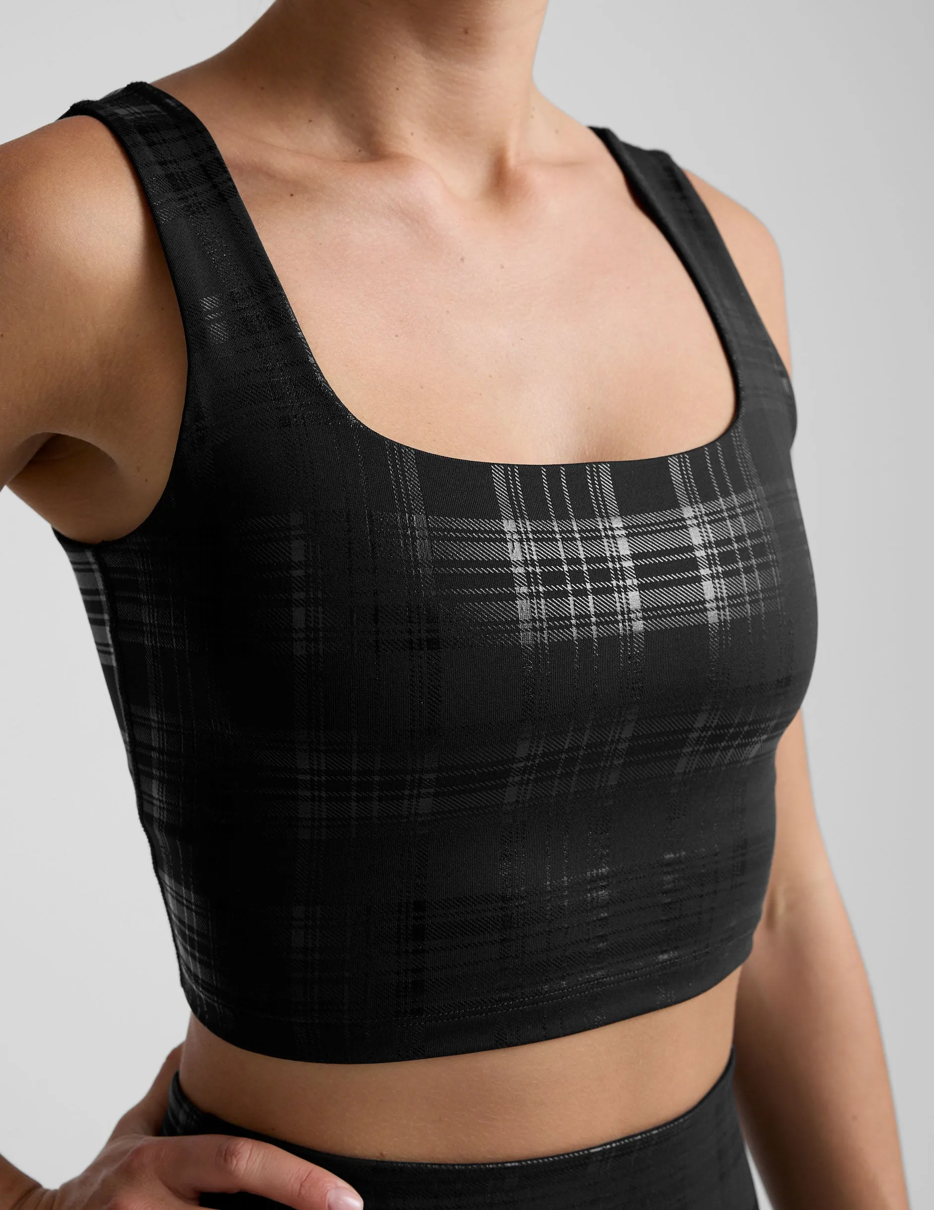 Beyond The Studio High Cropped Tank Layered Side Panels