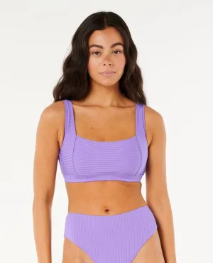 Rip Curl Premium Surf D-DD Crop Top-Purple Water Sport Attire adult style