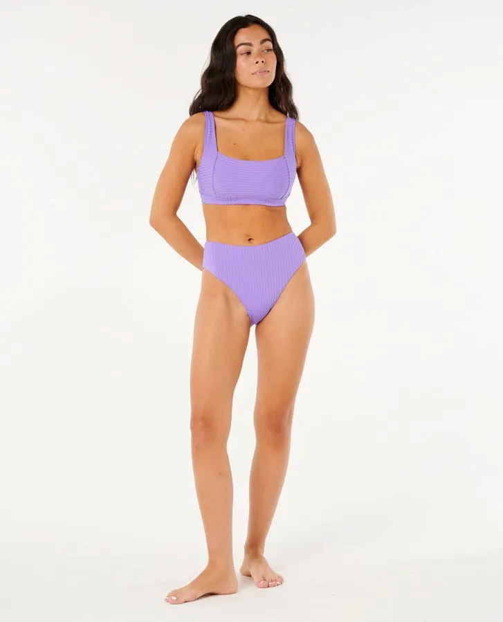Relaxing Retreat Rip Curl Premium Surf D-DD Crop Top-Purple