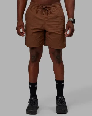 Daily 7" Short - Cappuccino Hiking shorts Flame Retardant Coating