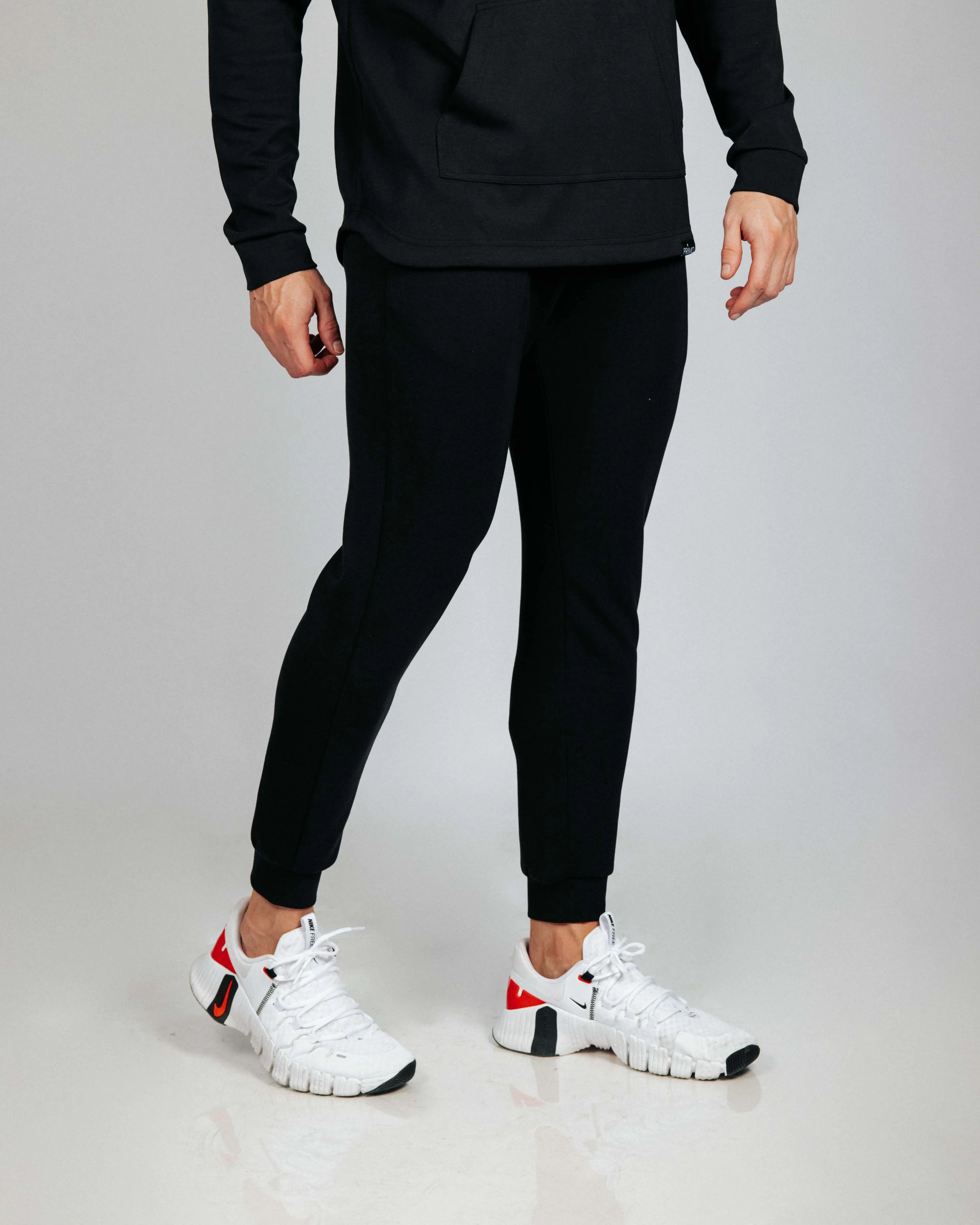 Relaxed Design Men's Black Recovery Joggers