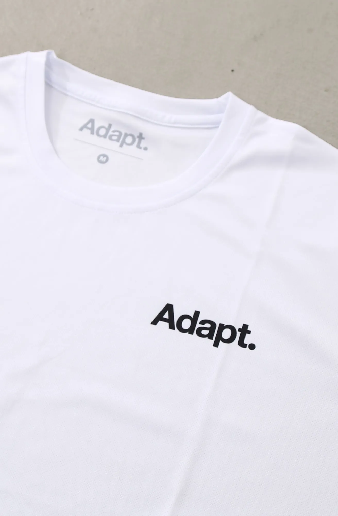 ADVANCE CTA Low Pro (Men's White ADVANCE Tee) Durable Color Retention Stretchable Weave