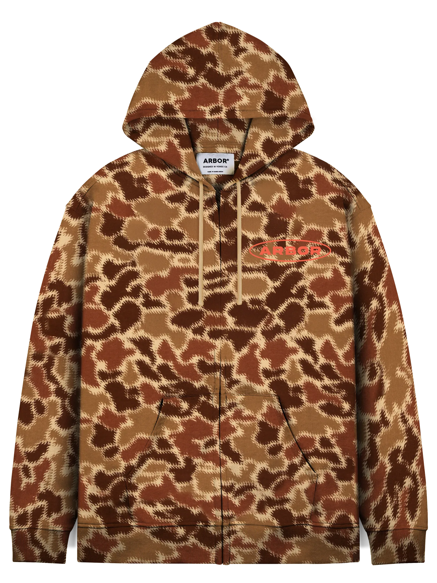 Craft Zip Hood - Ripple Camo single layer Comfy Outerwear