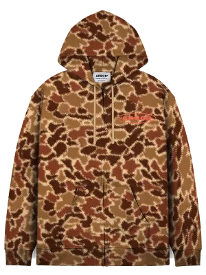 Branded Look product fringe edginess Craft Zip Hood - Ripple Camo