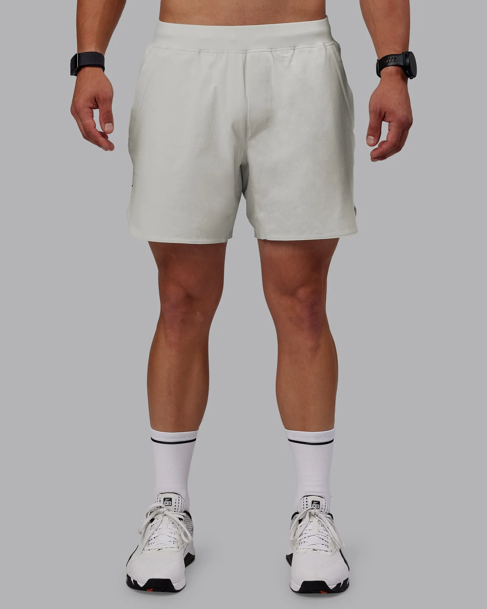 Lift Lined 6" Short - Digital Mist Camouflage Pattern Athletic Silhouette