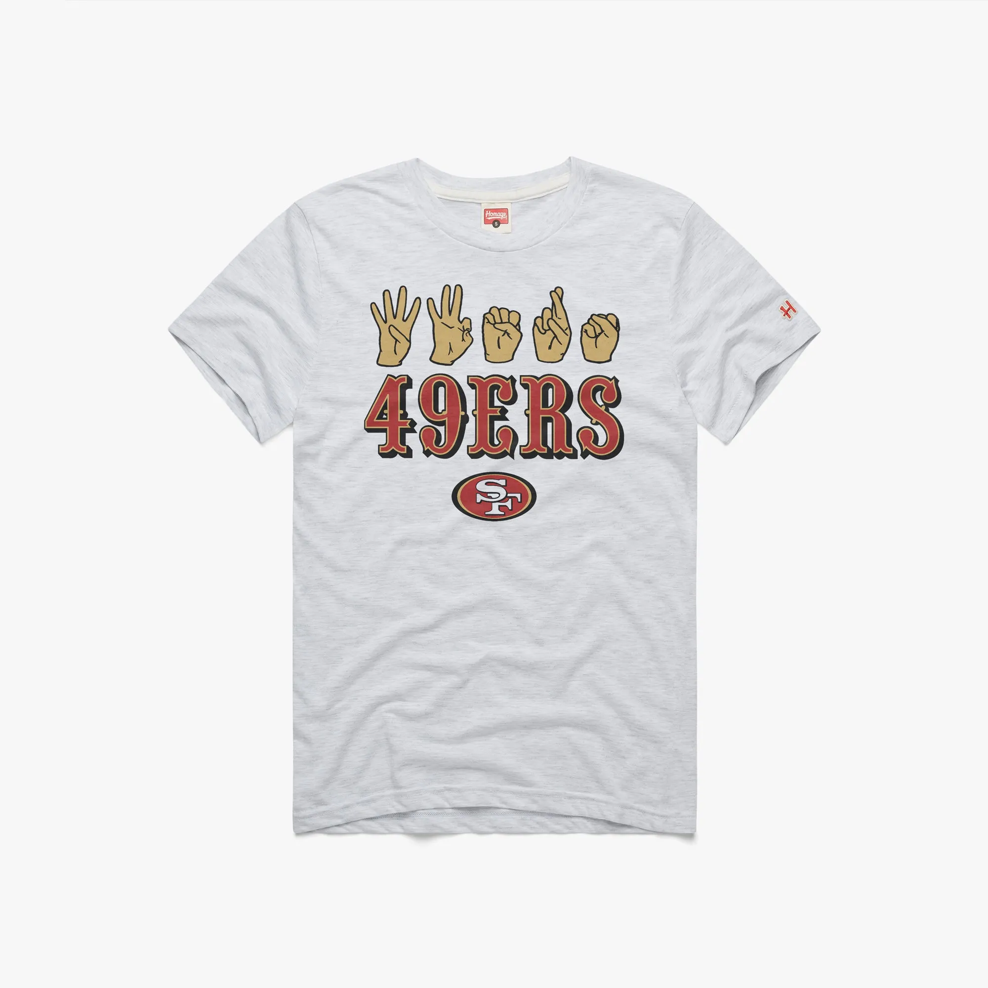 Love Sign x 49ers ASL Heat Transfer Printing