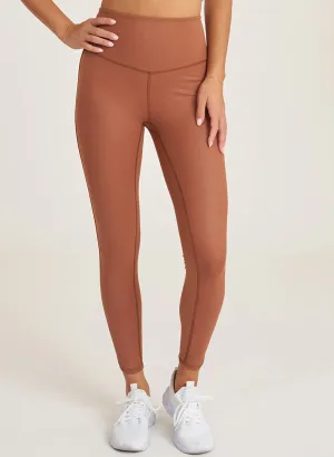 Casual Day Pro Athlete Performance Fit Sheen Dolphin Hem 7/8 Legging - FINAL SALE
