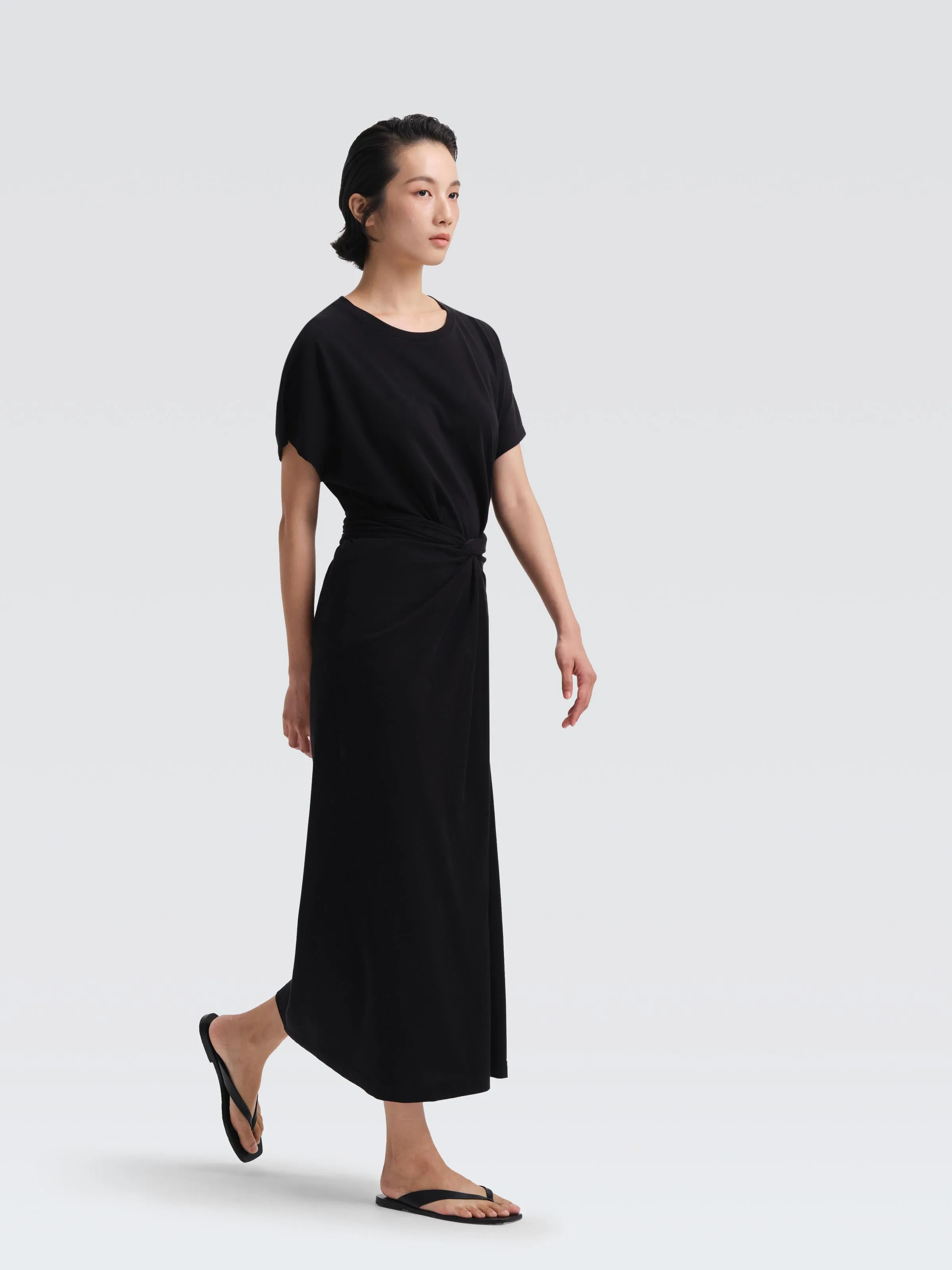 Easy Fit Monochrome Outfit Cotton Jersey Sumali Skirt