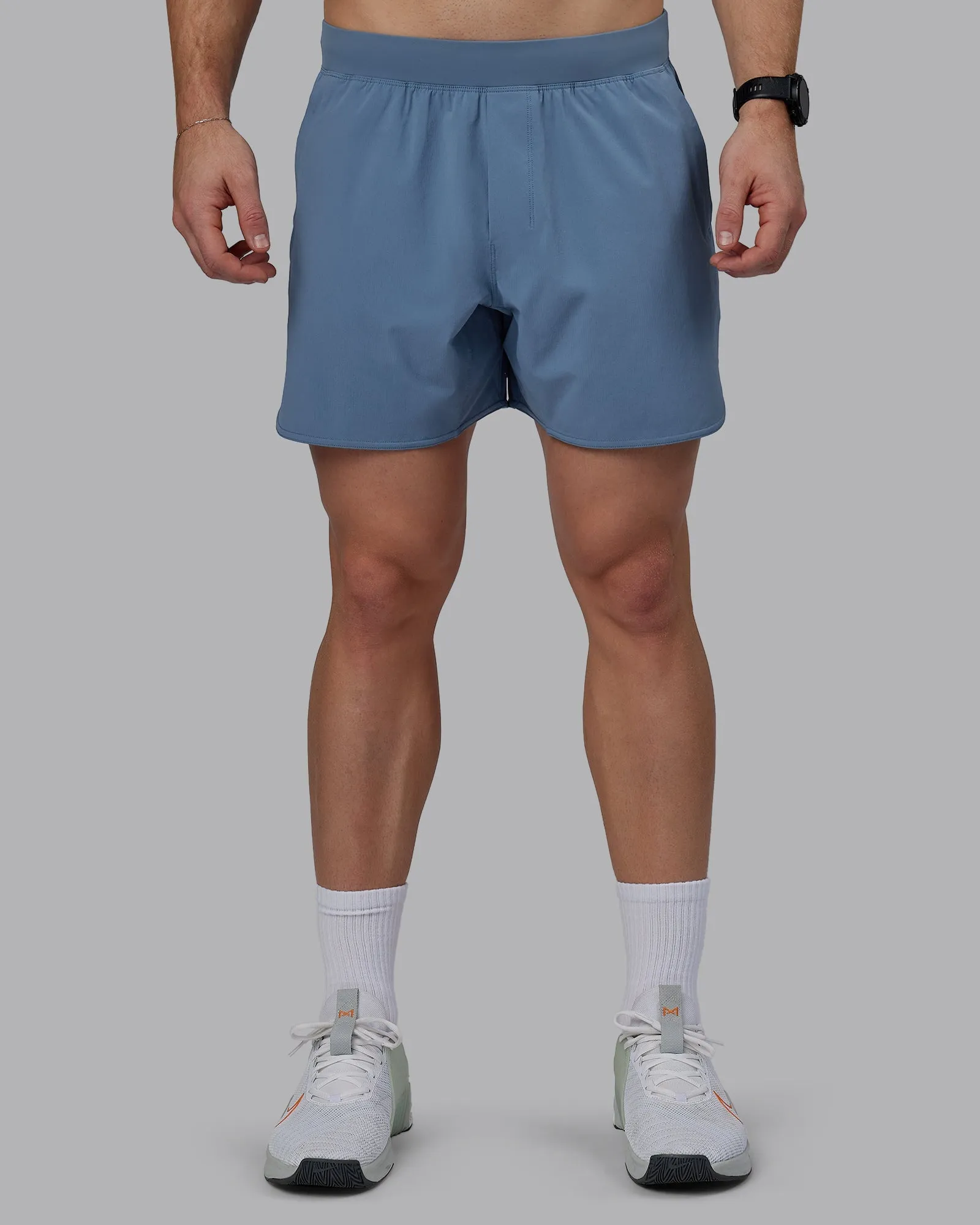 Lift 6" Short - Elemental Blue Layered Look