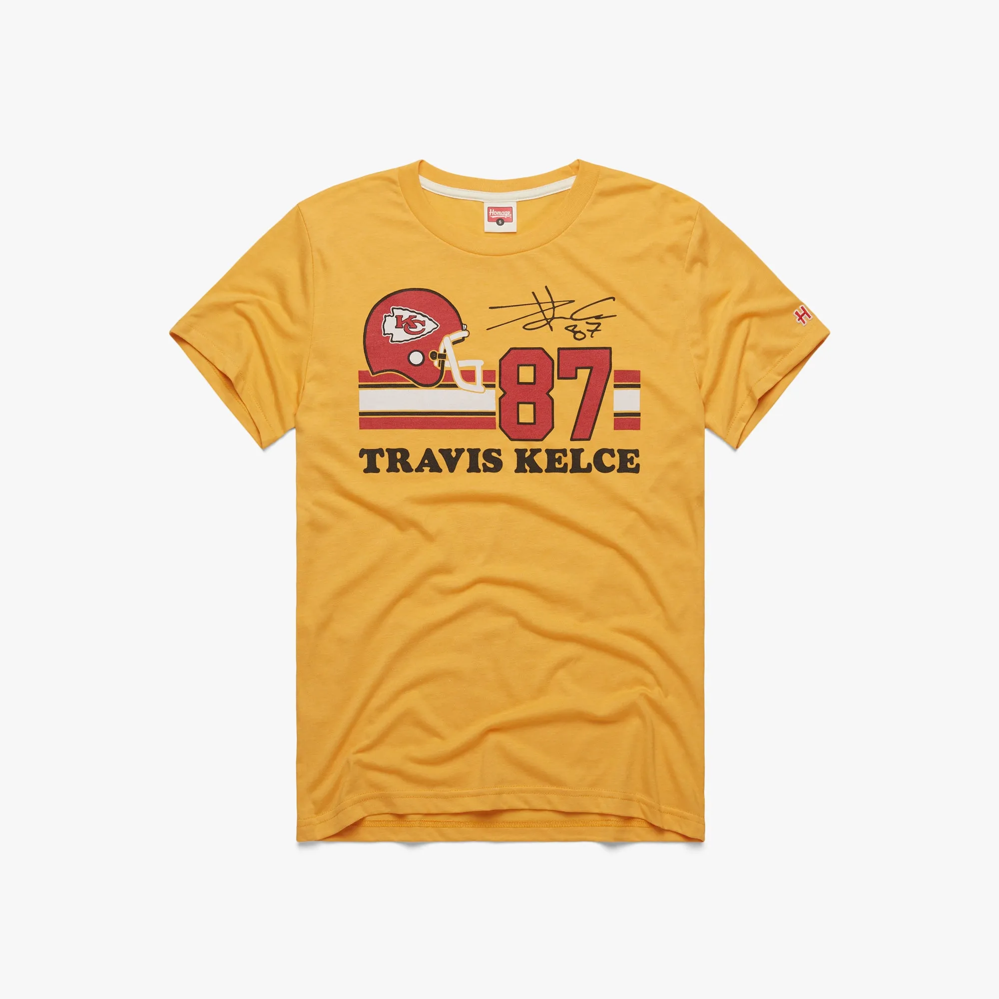 Simple Fashion Chiefs Travis Kelce Signature Jersey