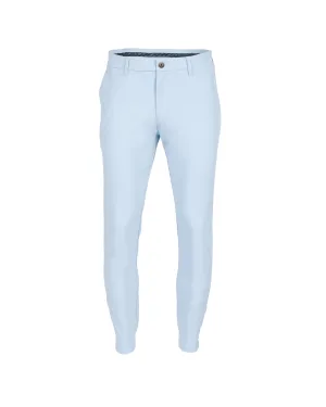 Ventilated Mesh Panels Track Leggings Capri Men's Light Blue Golf Jogger