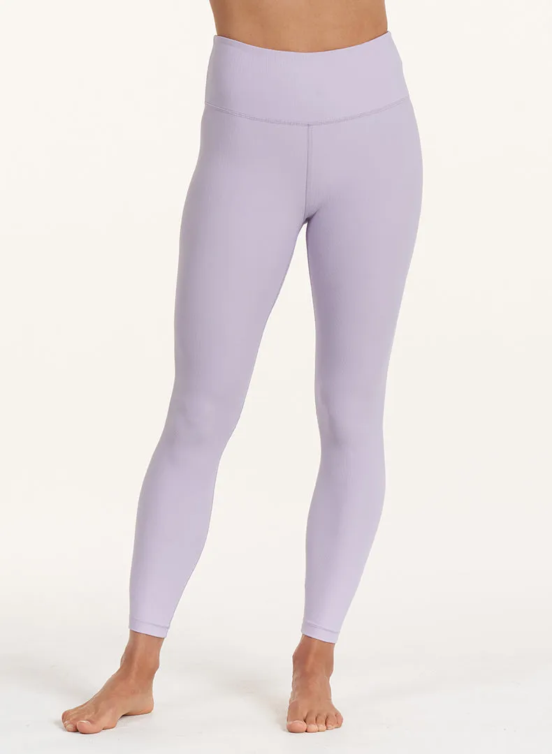 Evening Walk Unisex Style Refine Rib 7/8 Legging
