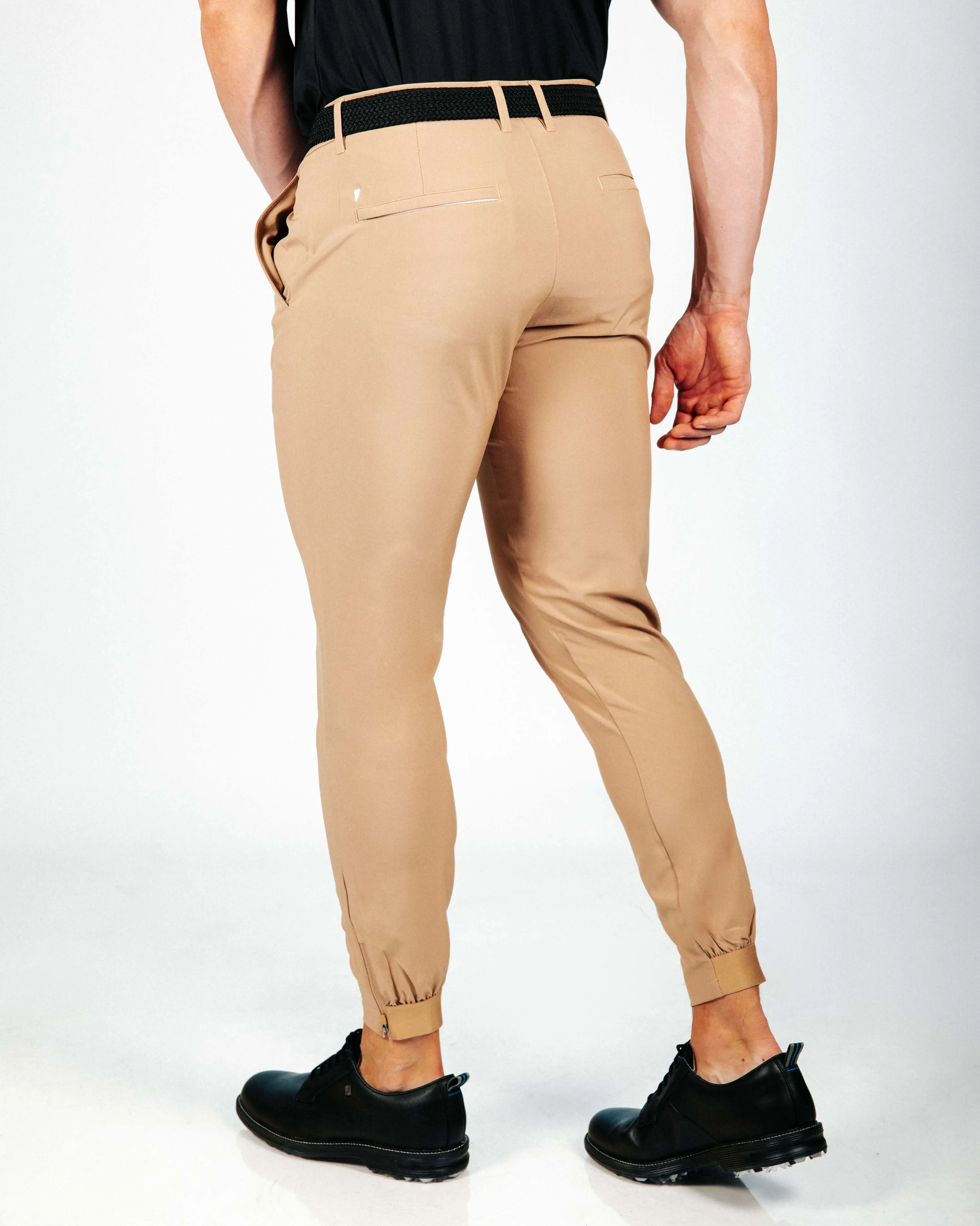 Men's Khaki Golf Jogger Reliable Comfort