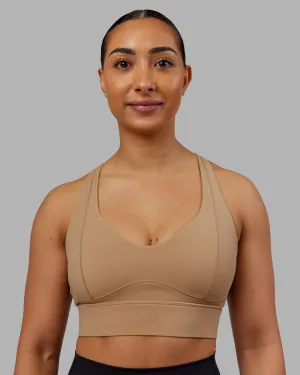 Sculpt Sports Bra - Warm Smoke Layered Moisture Control