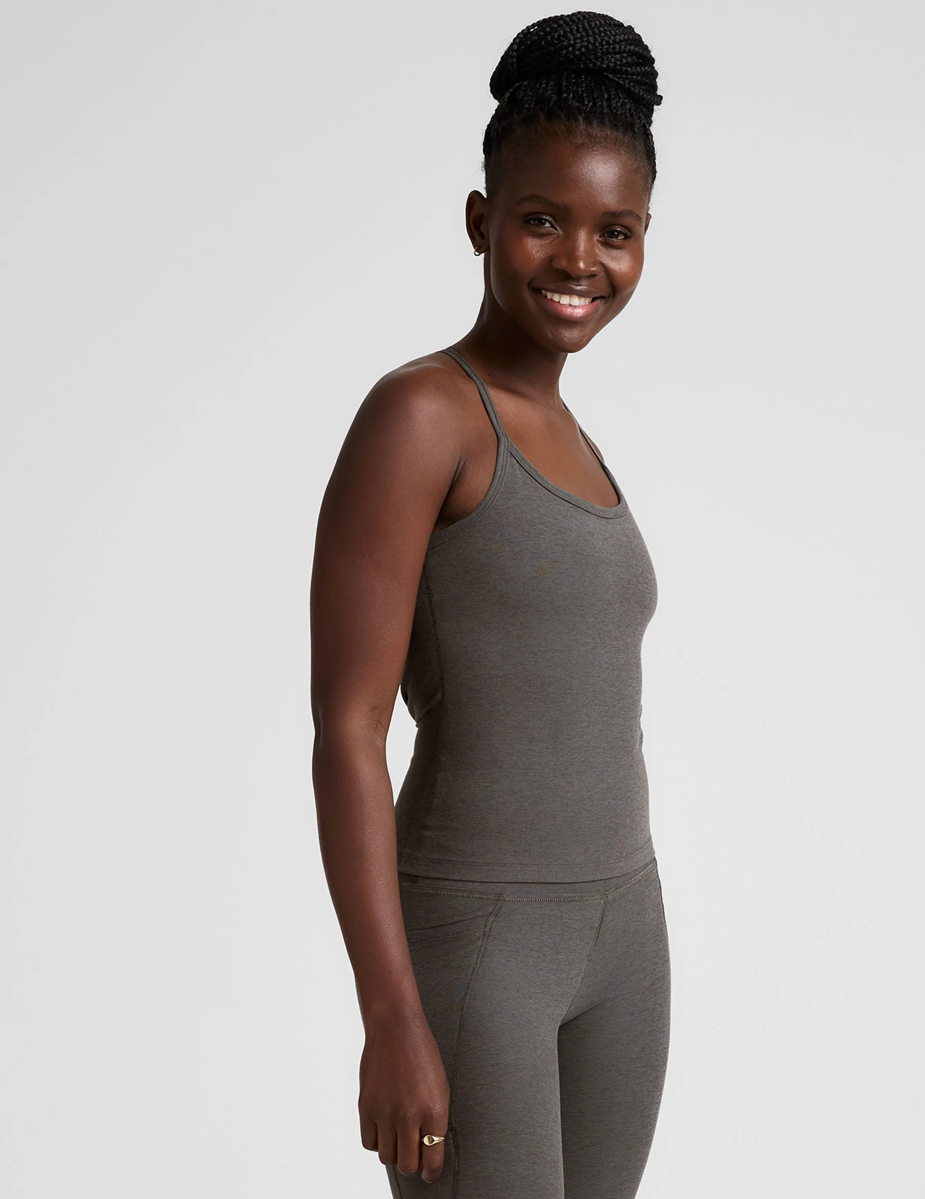 explosion - proof Thermal regulation Spacedye Slim Racerback Tank