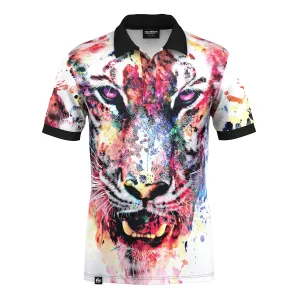Chic Design Aquarelle Tiger Polo Shirt