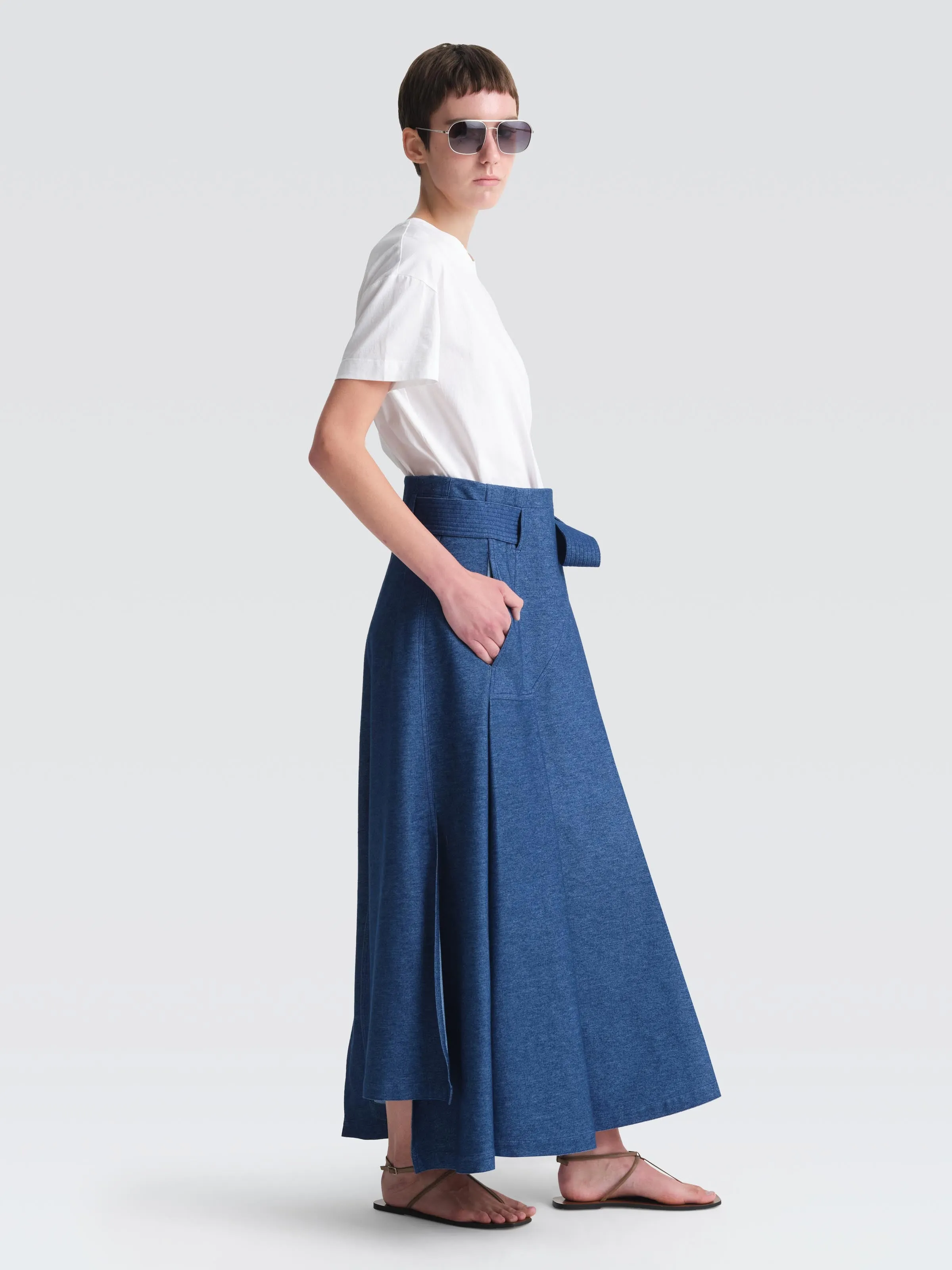 Denim Atlanta Skirt Eco Friendly Dye