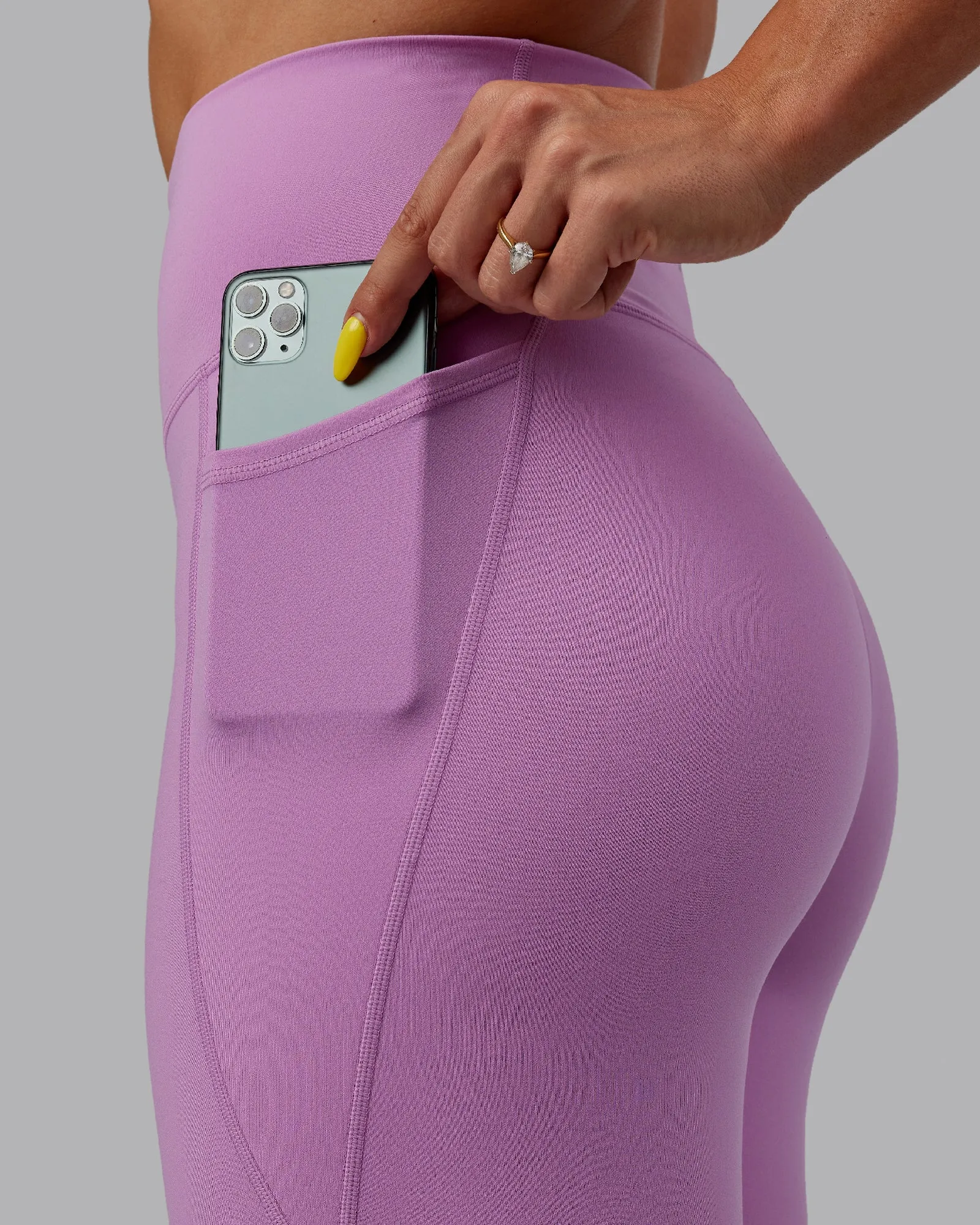 Fusion Ultra High-Rise Full Length Legging Pockets - Light Violet Tall Fit Airport Travel Yoga Inspired