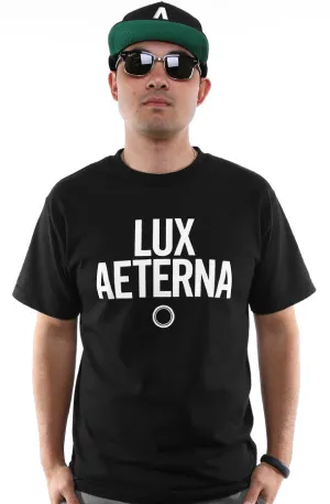 Vibrant Prints Lux Aeterna (Men's Black Tee)