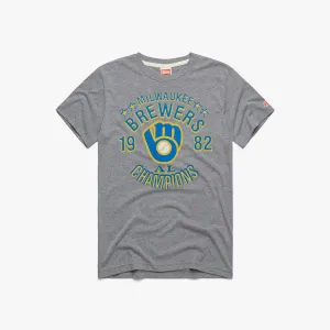Milwaukee Brewers 1982 AL Champs Sleek Design Fit Layering Must-Have