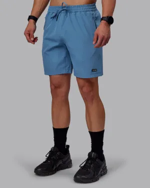 Cool Weather Travel Ready Rep 7" Performance Short - Elemental Blue