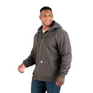 Urban Fashion anti static coating Heritage Grid Fleece-Lined Full-Zip Hooded Sweatshirt
